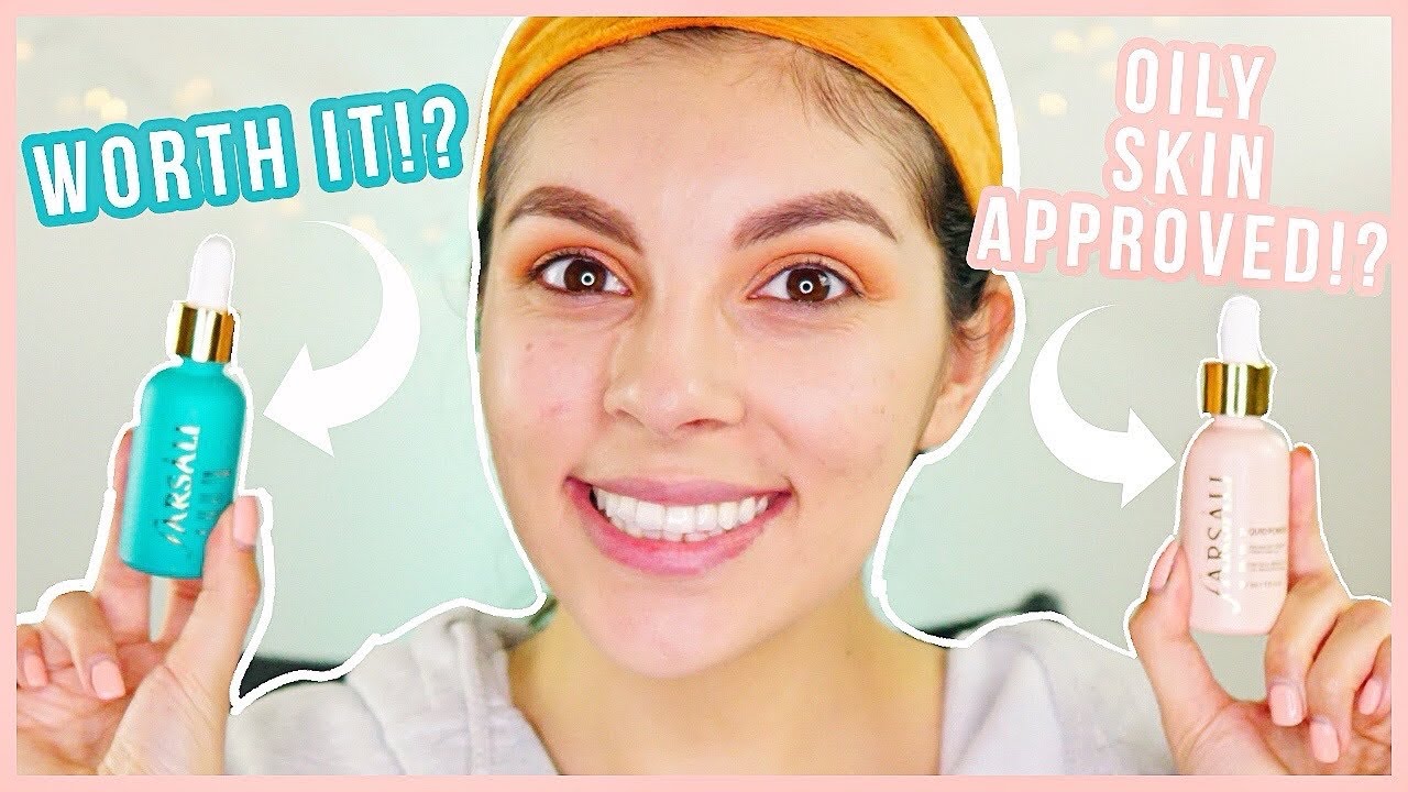 Farsali Liquid Powder Serum vs. Skintune Blur Serum on Oily Skin YouTube