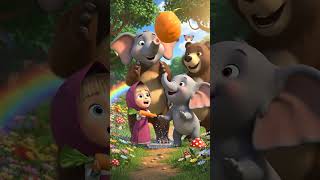 Masha Bear And The Fluffy Desser