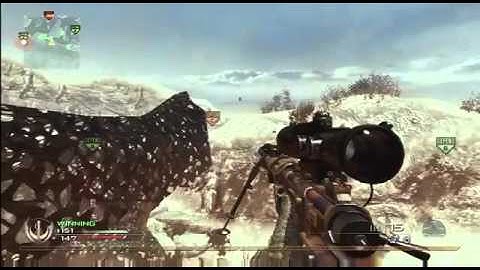 mw2 I amazing cross map no-scope