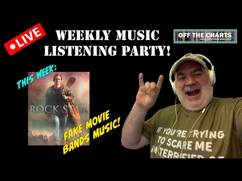 FAKE MOVIE BANDS & MUSIC Listening Party!  LIVE!