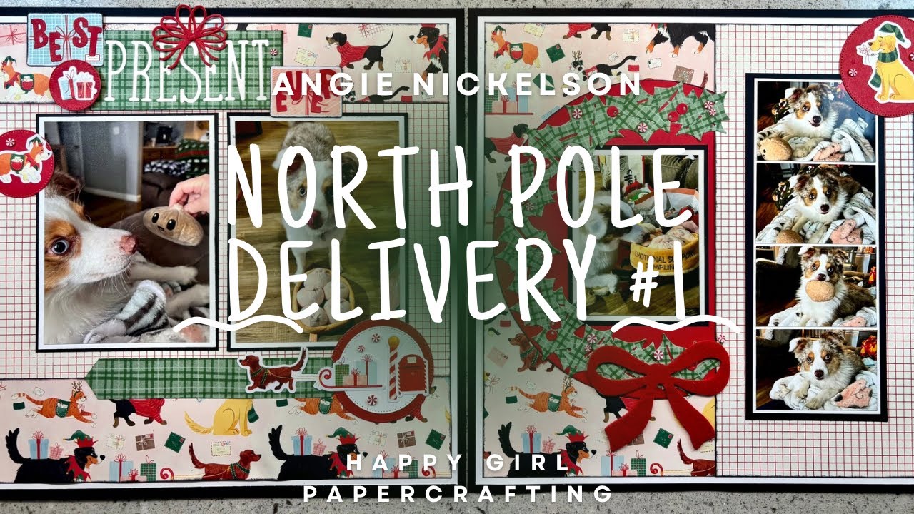 Christmas Scrapbooking Tutorial | North Pole Delivery DSP-On Sale! | Stampin’Up!