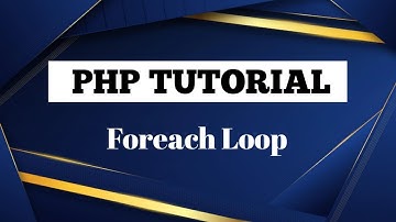 PHP foreach loop