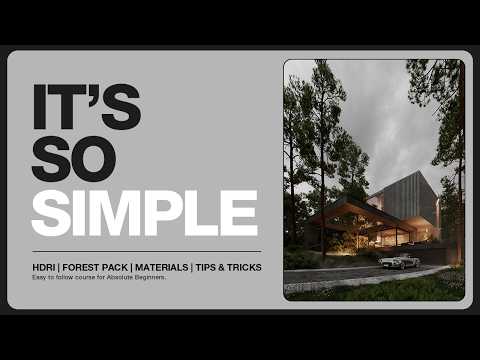 Autodesk 3dsmax + Chaos Corona tutorial for Absolute Beginners — From Zero to Hero (Simple or Difficult)