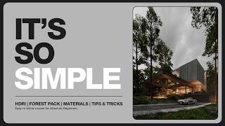 Autodesk 3dsmax + Chaos Corona tutorial for Absolute Beginners — From Zero to Hero