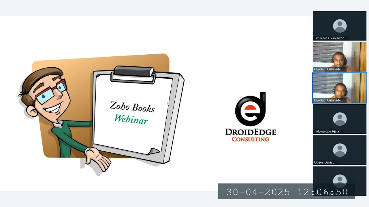 Mastering Zoho Books for Finance Professionals and SMEs |  Webinar