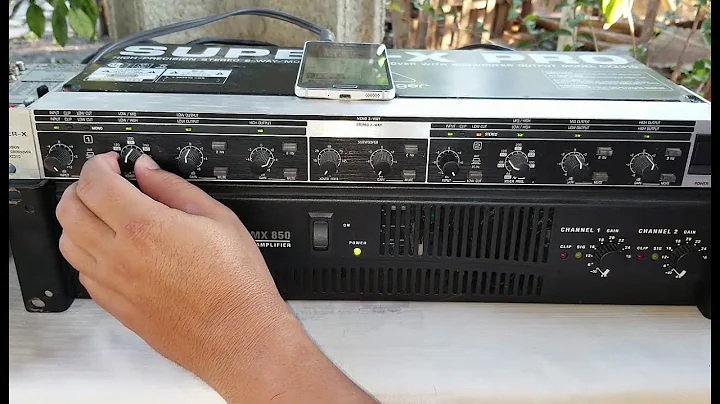 🤔How to Make the Frequency Cuts of the BEHRINGER SUPER X PRO CX 2310 Crossover + TRICK