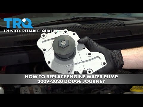 2009 dodge journey 3.5 water pump replacement