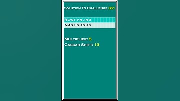 You have used one recently! (Decoding Challenge)