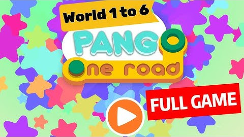 PANGO One Road - Full Game (World 1 to 6) Logical Maze