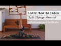 Hanumanasana o Split (spagat) frontal | 4 ejercicios para conseguirlo