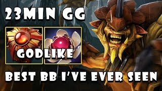 [Bristleback] BEST BB I'VE EVER SEEN Destroyed Everyone in 23Min GG & GODLIKE FullGame Dota 2 7.22b