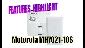 Motorola Gigabit Smart Home WiFi Router (MH7021-10S)
