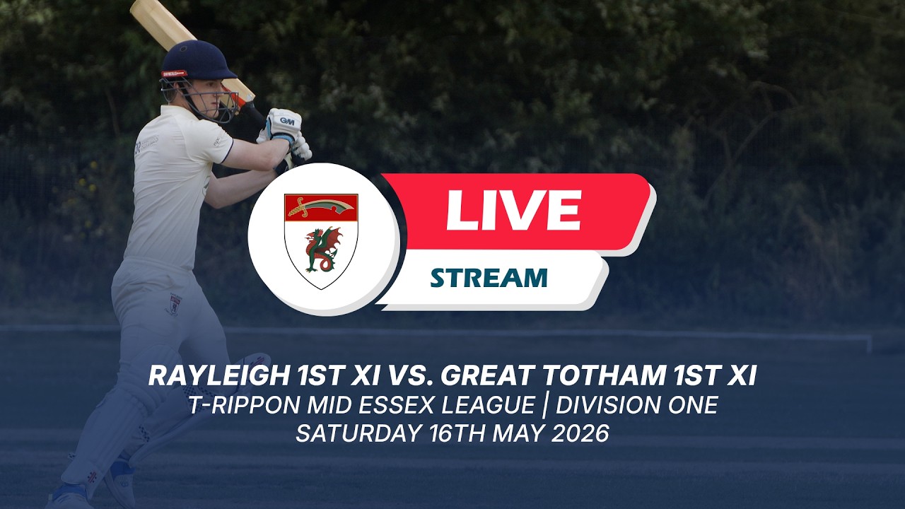 Rayleigh 1st XI vs Great Totham CC | LIVE Mid Essex League Cricket