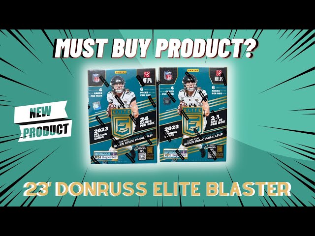 NEW RELEASE!🚨 2023 DONRUSS ELITE FOOTBALL BLASTER BOX REVIEW