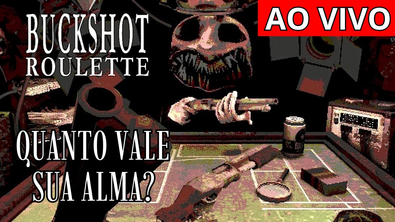 ツThe Hiru AO VIVO jogando Buckshot Roulette | O DEMÔNIO me desafiou, vou fazer ele se arrepender...