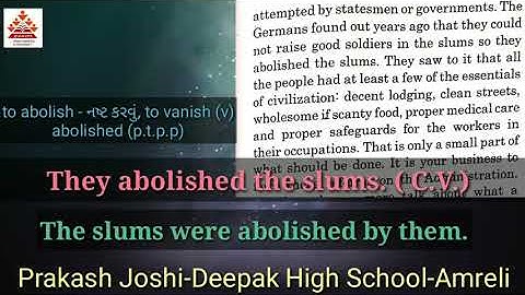 Strike Against War/Unit-6/Read-1/Part-5/STD-12/English (S.L.)/Prakash Joshi-Deepak High School.