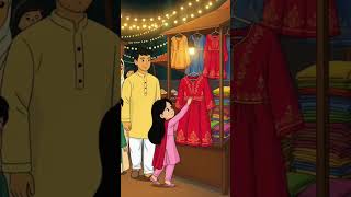 বাচ্চাদের ইদের শপিং 🎊👨👩👧👦 #bdanimation #funnycartoons #ঈদ #EidShopping