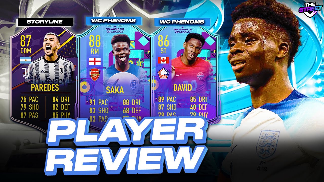 David 86, Saka 88 WC Phenoms e Paredes 87 Storyline Player Review Ita