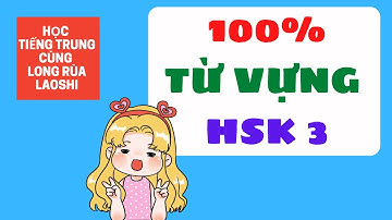 45 Phút Chinh Phục Từ Vựng Tiếng Trung HSK 3 | Học Tiếng Trung Cùng Long Rùa Laoshi