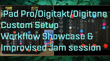 iPad Pro Custom Setup Workflow Showcase & Jam Session (w/ AUM + Digitakt & Digitone)