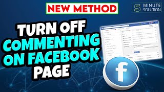 How to Turn Off Commenting on Facebook Page 2024