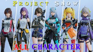 Snowbreak: Containment Zone - All Characters & Special Skills (Closed Beta)