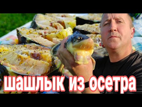 Шашлык из осетра . @mirovoizakyson