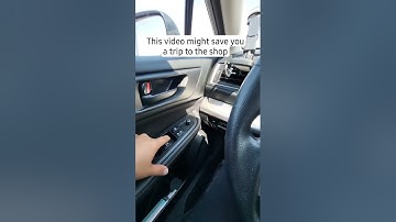 Subaru raambediening werkt niet [opgelost] #subaru #subarulegacy #subaruforester #subaru