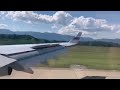 Кадры приземления самолета российской делегации в Женеве