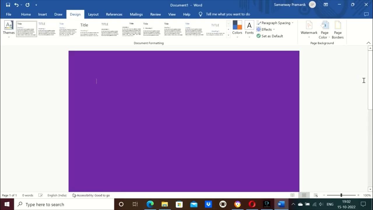 how-to-change-ms-word-background-page-colour-youtube
