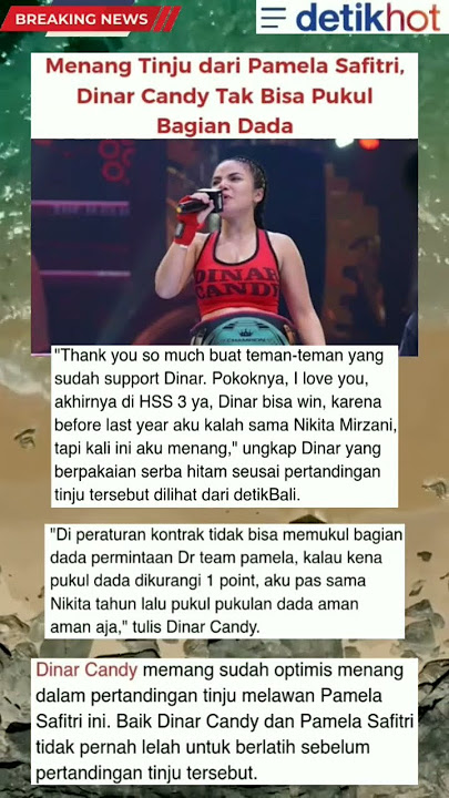 Dinar Candy Menang Tinju Atas Pamela Safitri #artist #netizen #dinarcandy #pamela #boxing #viral