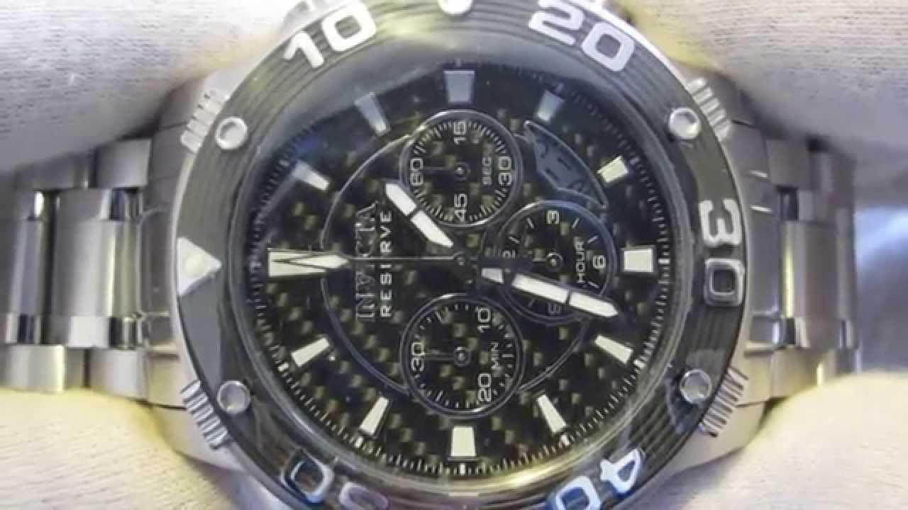 Обзор мужских наручных часов Invicta Reserve Automatic Chronograph 0741