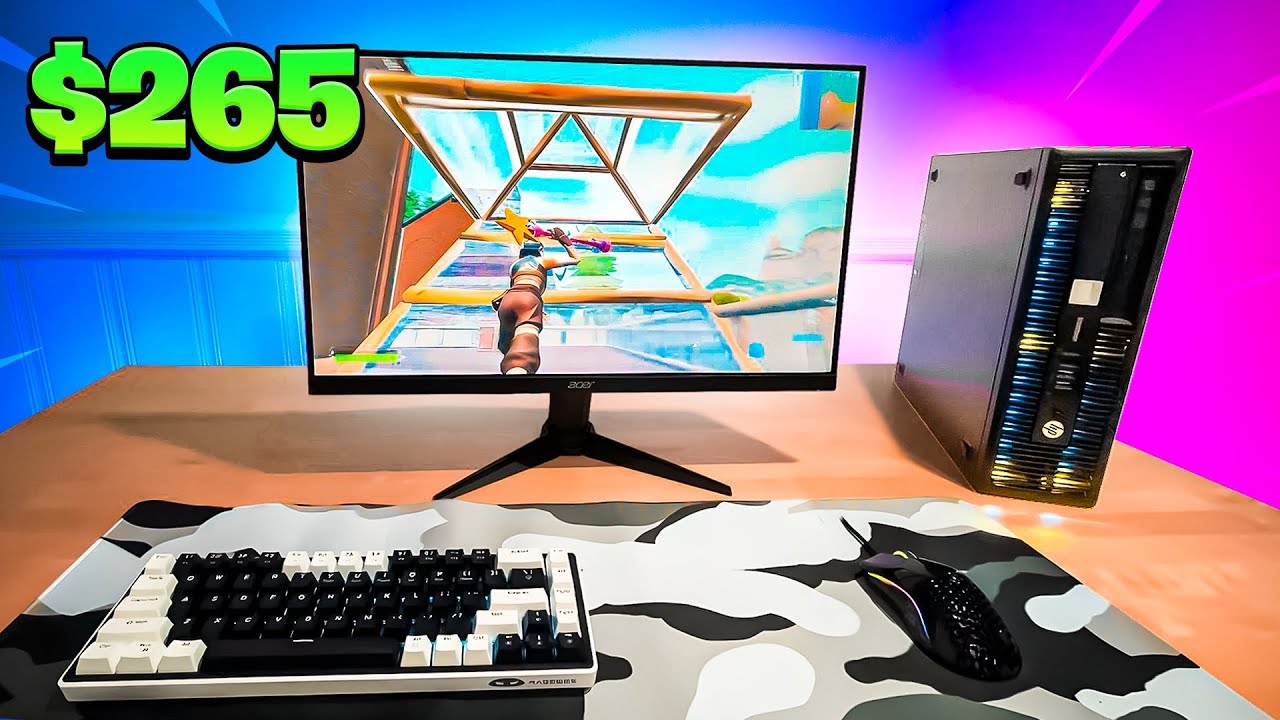 Building The PERFECT Gaming Setup For $485 