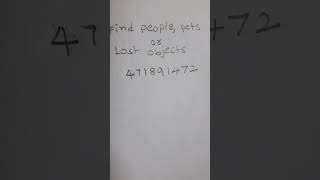 How to find pets ,people, or lost objects by using Grabovai numbers 🤔