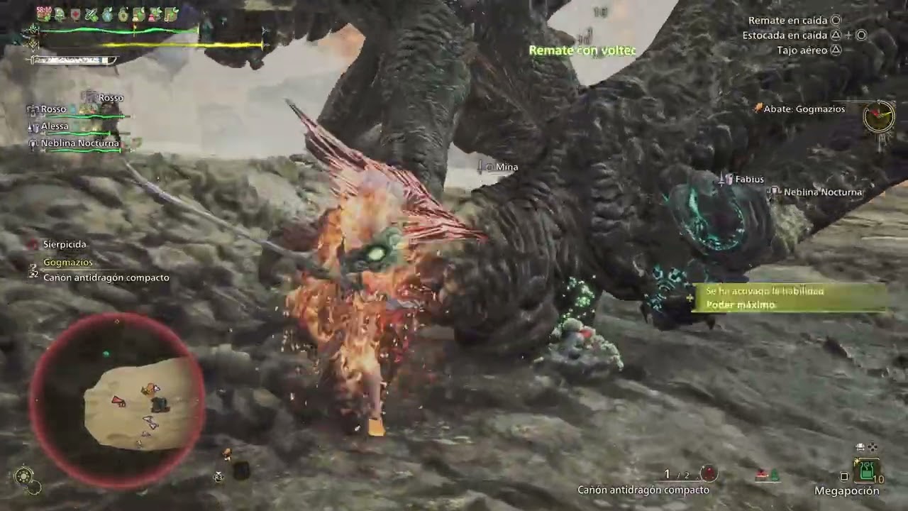 MONSTER HUNTER WILDS II COMBATE CONTRA GOGMAZIOS USANDO LA BUILD ANTIGOGMAZIOS II