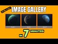 IMAGE GALLERY in 7 minutes | HTML and CSS Project