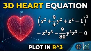 How to Plot a 3D Heart Equation in Python, MATLAB & Mathematica