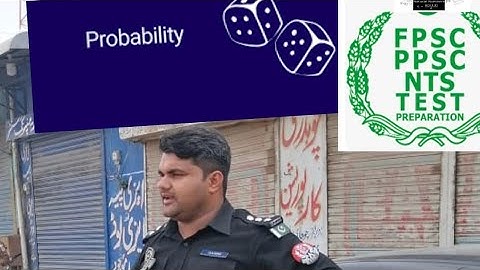 Probability , MPT, Ppsc Fpsc AD FIA