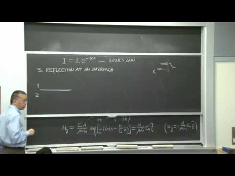 12. EM Waves: Reflection at a Single Interface