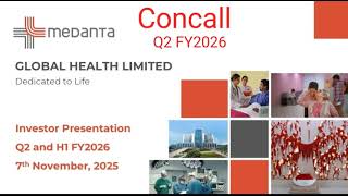 Concall Q2 FY 26 Global Health Limited 10th November 2025 ppt in desc #Global Health Limited