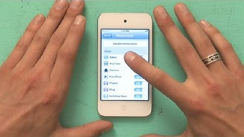 How to Lock Internet Browsing on an iPod Touch : iPod & iPod Touch Tips
