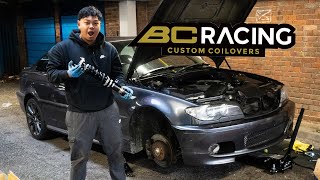 BMW E46 Coilover Install!