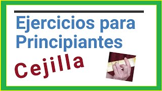 PARE DE SUFRIR!!!!! con la Cejilla, te digo la manera correcta de hacerla + Ejercicio sencillo.