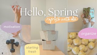 SPRING INSPIRATION | healthy habits, organization, easy meals \& new workouts