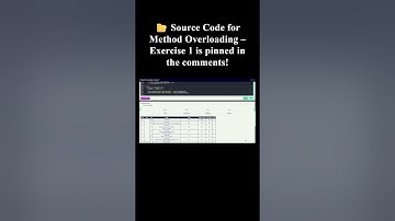 Infosys Springboard ✨ | Java Method Overloading – Exercise 1 #infosysspringboard #coding #java