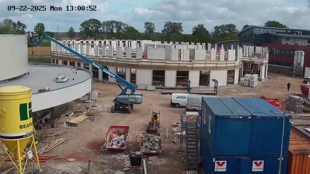 Timelapse nieuwbouw OBC Bemmel t/m 19 november