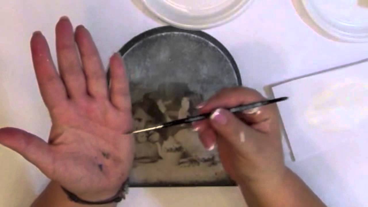 Decoupage  jak zrobić efekt firanki - tutorial DIY