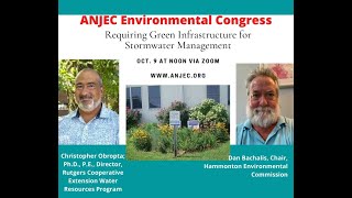 Environmental Congress, October 9 Session. Requiring Green Infrastructure for Stormwater Management
