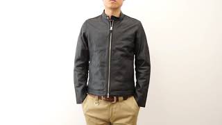 Allowed to Unfold アンフォールド シングル ライダース ジャケット レザー 本革 ラムレザー 羊革 メンズ アウター ストリート シンプル バイカー ツーリング 0704-05400