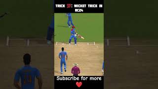 Real cricket 24 wicket trick💯rc 24 bowling tips#ipl #shorts #short #viral #rcb #cricket #ytshorts